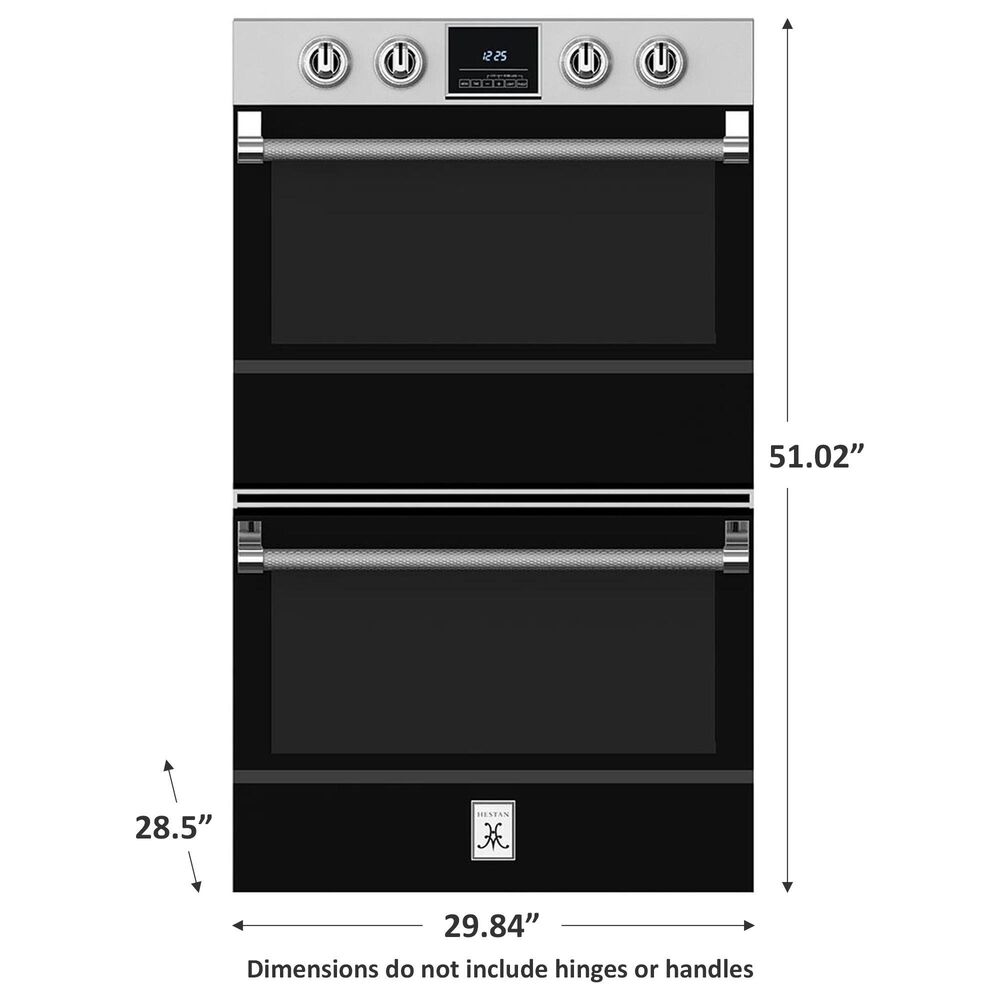Hestan 30&quot; Double Electric Wall Oven with Convection and TwinVection in Stealth, , large