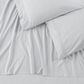 4-Piece Queen Solid Embroidered Sheet Set in Silver, , large