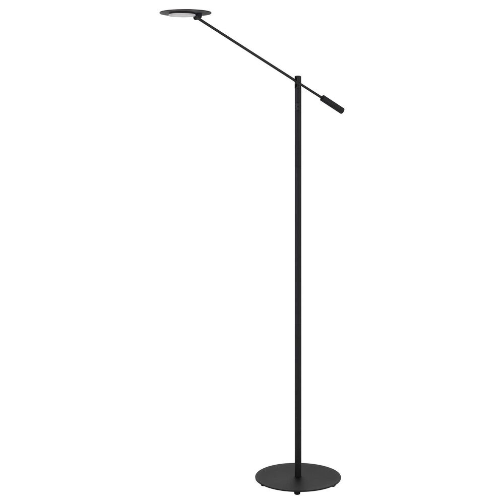 Cal Lighting Haloline Floor Lamp in Sand Black, , large