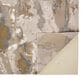 Feizy Aura 3737F 8" x 10" Gold and Gray Area Rug, , large