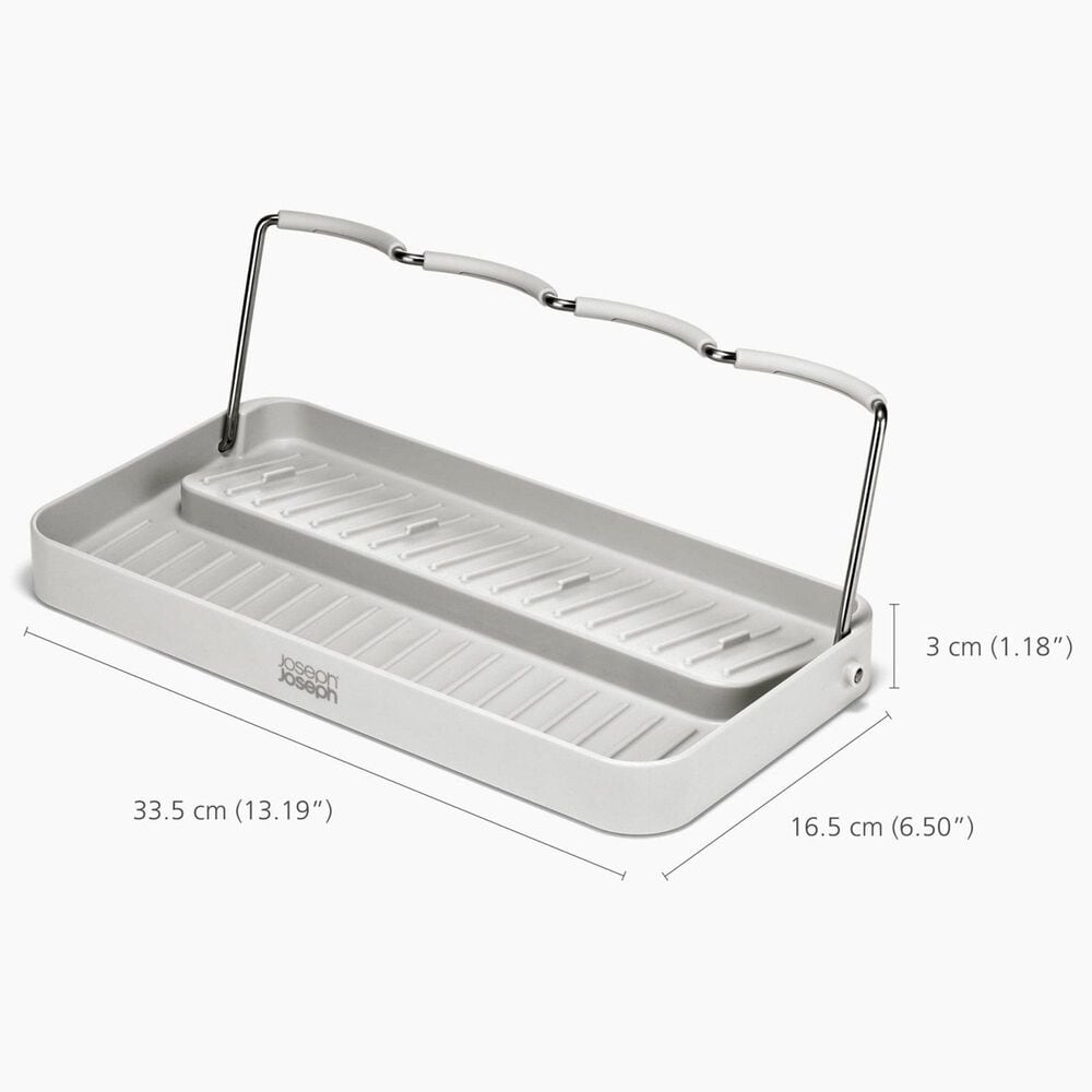 Joseph Joseph DrySmart Folding Bottle Drying Rack in Stone, , large