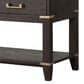 Lexora Home Norwalk 60" Double Bathroom Vanity in Brown Oak with White Quartz Top and Rectangular Sinks, , large