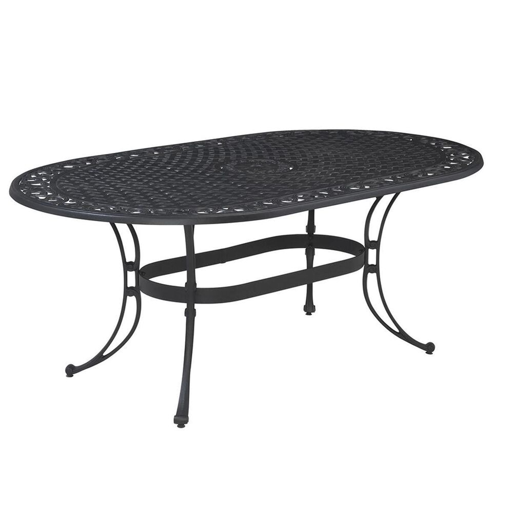Homestyles Sanibel 7-Piece Outdoor Swivel Dining Set without Cushions in Black, , large