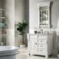 James Martin Vanities Brookfield 26" Single Vanity Mirror in Bright White, , large