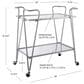 Linon Home Decor Mid-Century Bar Cart in Silver, , large