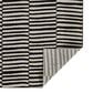 Momeni Xander Striped 4" x 6" Black Area Rug, , large