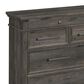 Mayberry Hill Park Ridge 9-Drawer Dresser and Mirror in Charcoal, , large