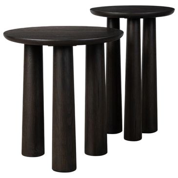 Four Hands Patten Nesting End Tables in Smoked Black, , large