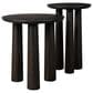 Four Hands Patten Nesting End Tables in Smoked Black, , large