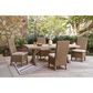 Ashley Laguna Heights Patio Side Chair with Cushion in Beige (Set of 2), , large