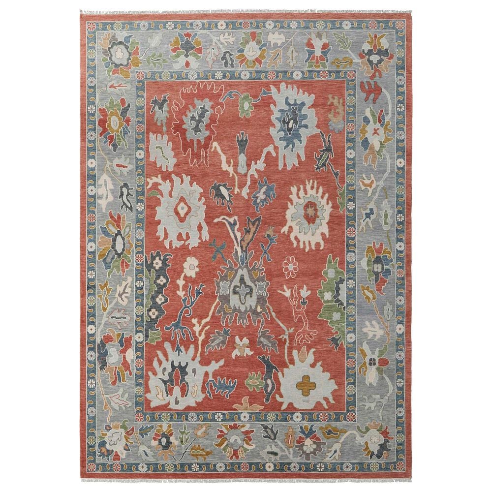 Feizy Karina 3"6" x 5"6" Rust and Gray Area Rug, , large
