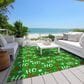 Dalyn Rug Company Wonderland WN18 5" x 7"6" Green Indoor/Outdoor Area Rug, , large