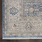 Nourison Starry Nights STN08 8" x 10" Light Blue Area Rug, , large
