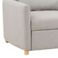 Lifestyle Solutions Conley Convertible Chair in Light Grey, , large