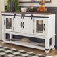 Ashley Valebeck Dining Room Server in White/Brown, , large