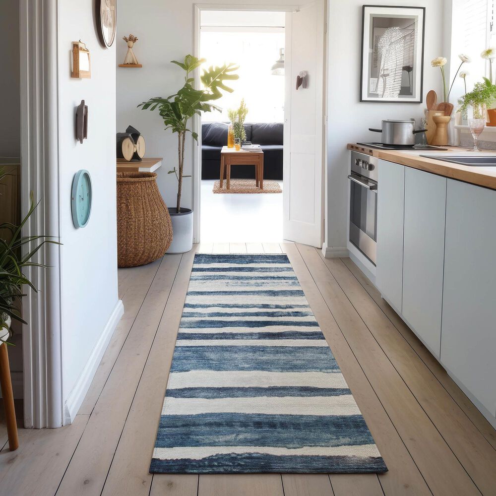 Dalyn Rug Company Neo NO16 2&#39;3&quot; x 7&#39;6&quot; Denim Runner, , large