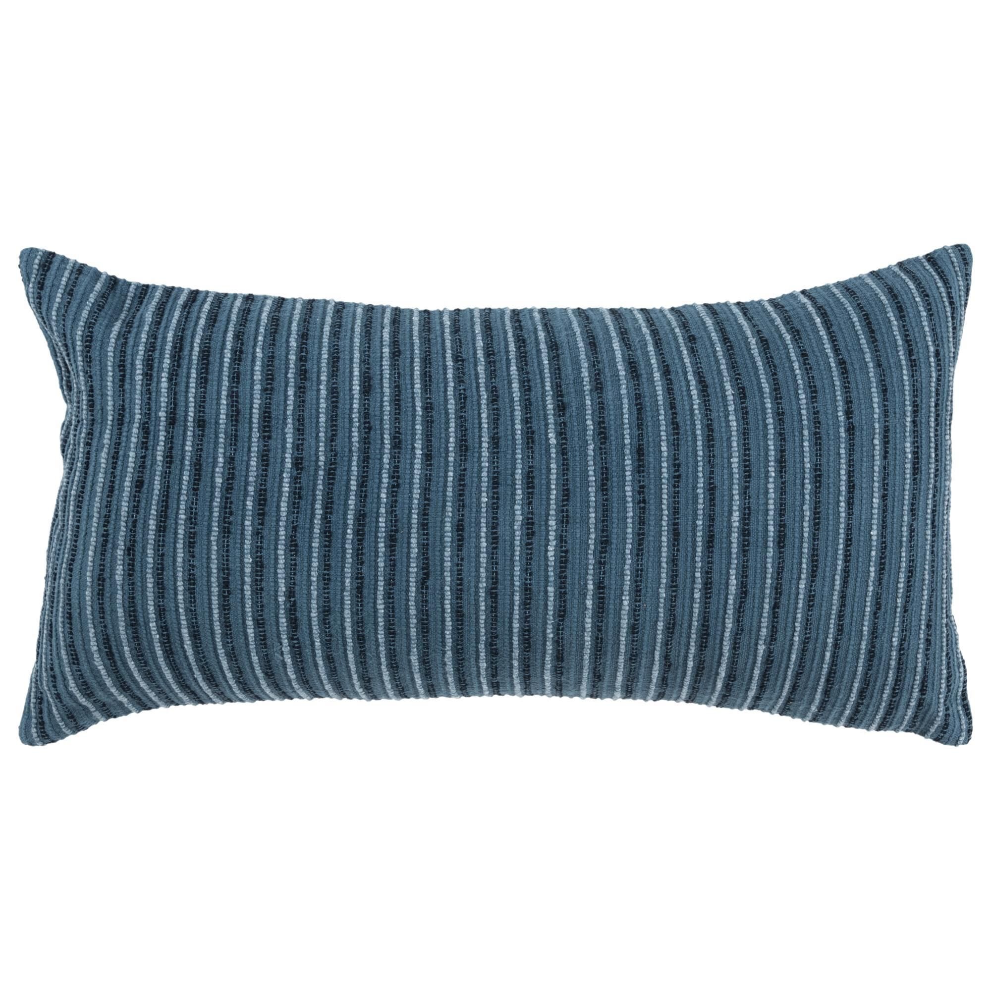 Teal lumbar pillow top