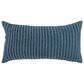 Rizzy Home 14" x 26" Polyester Filled Lumbar Pillow in Teal, , large