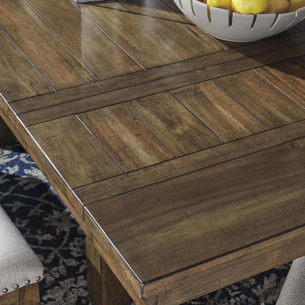 Ashley Moriville Dining Extension Table in Grayish Brown - Table Only, , large