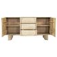 LH Imports Haru 3-Drawer Sideboard without Hutch in Sand Wash, , large