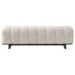 Hearth and Haven 64" Upholstered Dining Bench with Tufted Design in Beige, , large