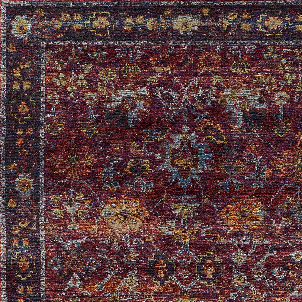 Oriental Weavers Andorra 7153A 2&#39;3&quot; x 8&#39; Red Runner, , large