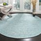 Safavieh Marbella 6" Round Blue and Turquoise Area Rug, , large