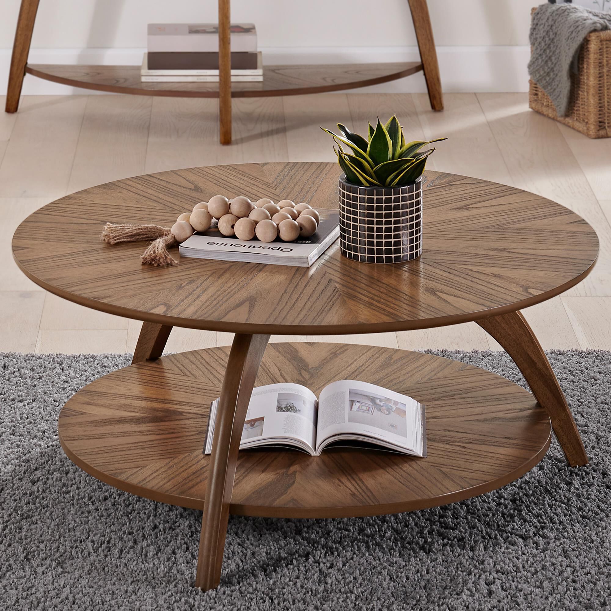 Martin Svensson Home Lax Coffee Table in Warm Nutmeg