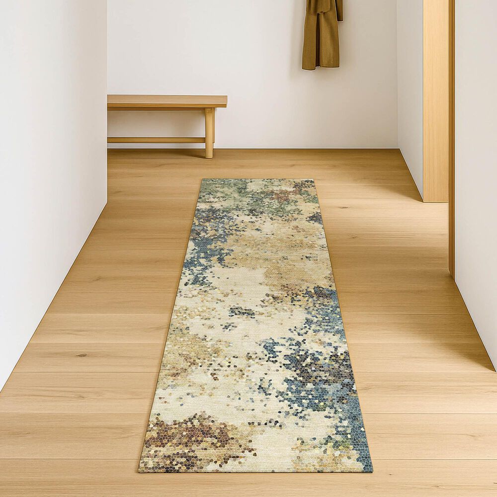 Dalyn Rug Company Lumara Multicolor 2'3" x 7'6" Runner, , large