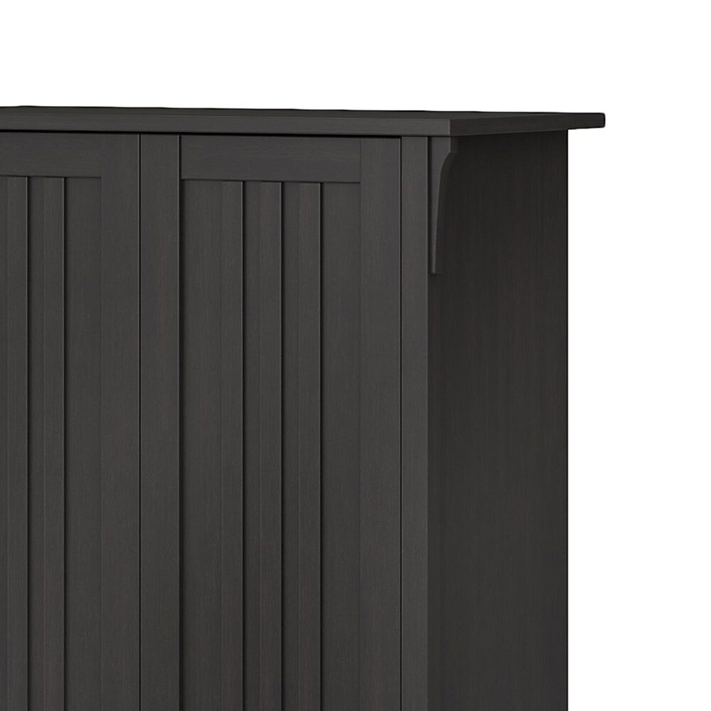 Bush Salinas Tall Storage Cabinet in Vintage Black, , large