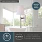 Vaxcel Ritz 1-Light Bathroom Vanity in Satin Nickel, , large