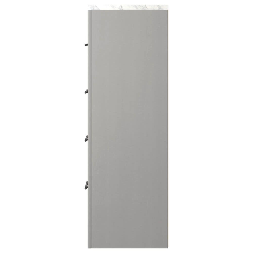 Ashley Cottonburg 4 Drawer Chest in Light Gray and White, , large