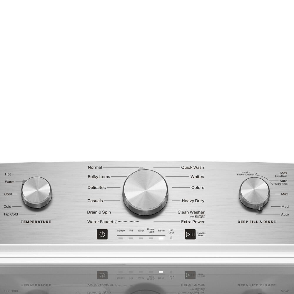 Maytag 4.7 Cu. Ft. Top Load Agitator Washer with Extra Power Cycle in White, , large