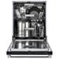 JennAir Noir 24" Built-In Dishwasher with 5 Wash Cycles and 38 dBA in Stainless Steel, , large