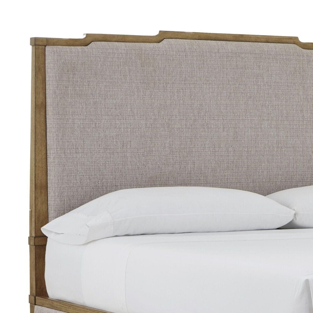 Ashley Sharlance California King Upholstered Panel Bed in Light Brown, , large