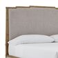 Ashley Sharlance California King Upholstered Panel Bed in Light Brown, , large