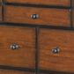 Legacy Classic Fenmore 3-Piece Queen Panel Bedroom Set in Mocha and Distressed Cherry, , large