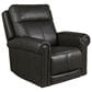 Flexsteel Alexander Power Leather Recliner in Weathered Stone, , large