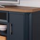 Ashley Landocken 84" Extra Large TV Stand in Light Brown and Dark Sate Blue, , large