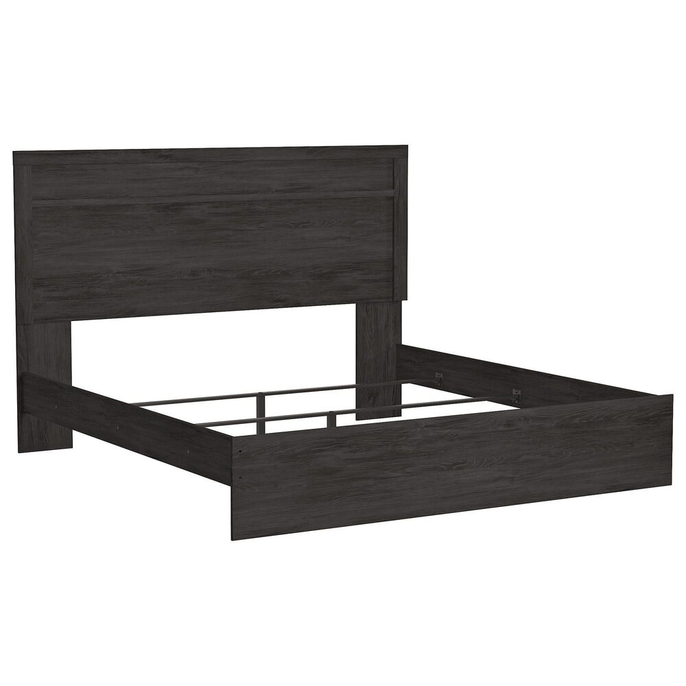 Ashley Belachime King Panel Bed in Dark Charcoal, , large