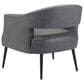 Zuo Modern Berkeley Accent Chair in Vintage Gray and Gold, , large