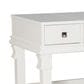 Linon Home Decor Angela Vanity with Stool in White, , large
