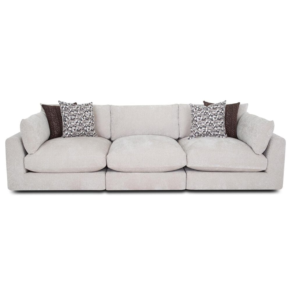 Moore Furniture Dreamscape Pollock 8-Piece Stationary Symmetrical Sectional in Linwood Linen, , large