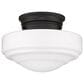 Golden Lighting Ingalls Semi-Flush in Matte Black, , large