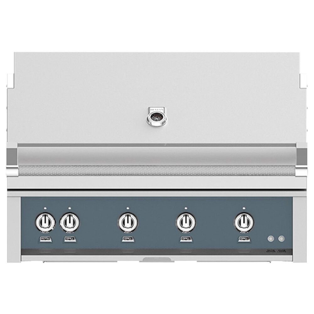 Hestan 42" Built-In Natural Gas Grill in Pacific Fog Dark Grey, , large