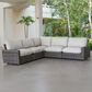 Summit Home St. Thomas 5-Piece Patio Sectional in Gray, , large