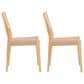 Linon Home Decor Cadence Side Chair with Woven Rope Seat in Natural (Set of 2), , large