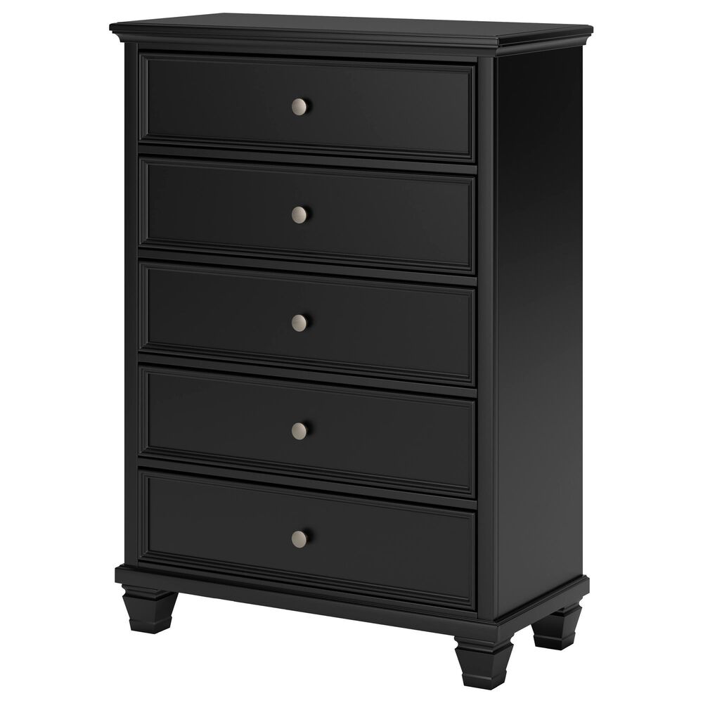 Ashley Lanolee 5-Piece Queen Bedroom Set in Black, , large