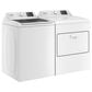 WHIRLPOOL 4.3 Cu. Ft. Top Load Impeller Washer and 7.0 Cu. Ft. Electric Front Load Dryer Laundry Pair in White, , large