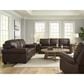 Ashley Colleton 3-Piece Stationary Living Room Set with Rocker Recliner in Dark Brown, , large